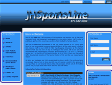 Tablet Screenshot of jhsportsline.com